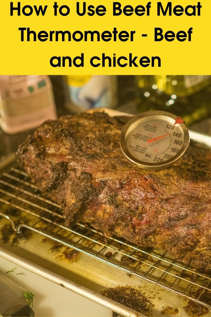 How to Use Beef Meat Thermometer - Beef and chicken