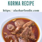 Lucknowi Mutton Korma Recipe