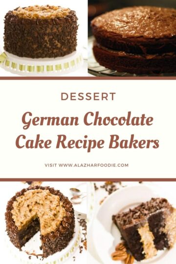 German Chocolate Cake Recipe Bakers » Al Azhar Foodie