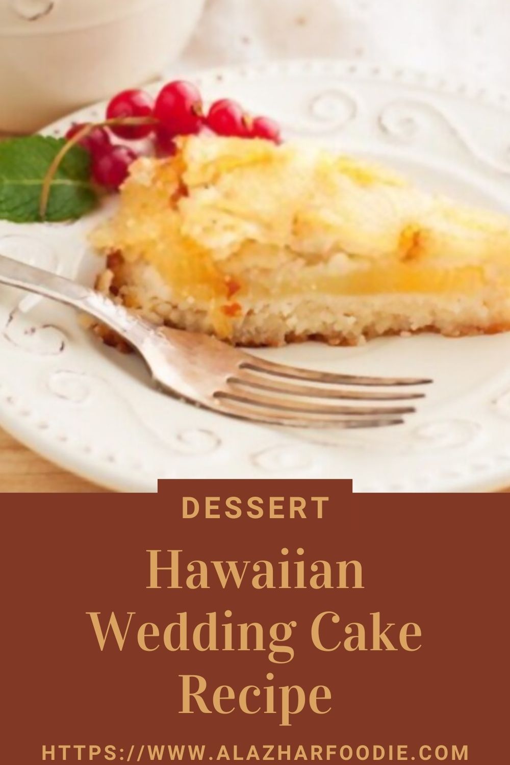 Hawaiian Wedding Cake Recipe Al Azhar Foodie