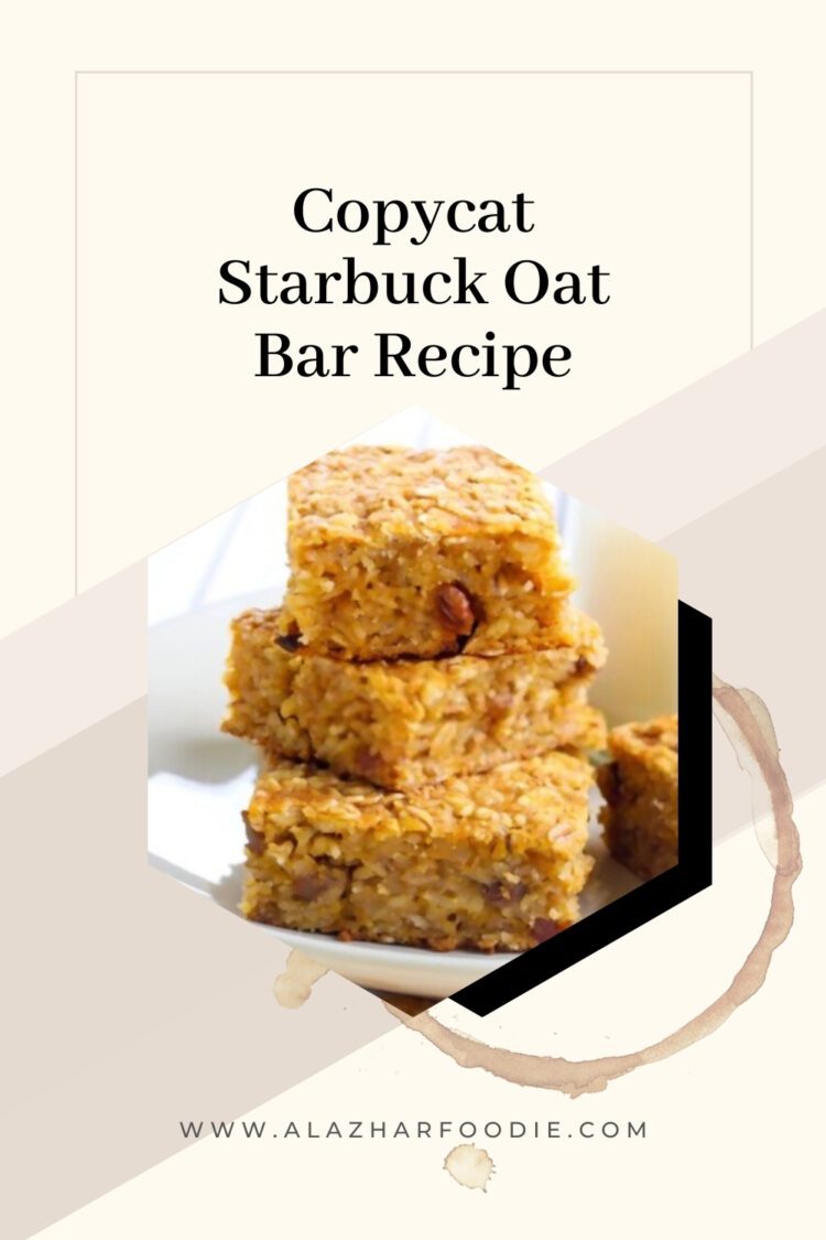 Copycat Starbuck Oat Bar Recipe