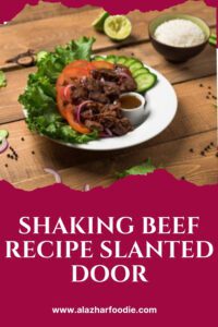 Shaking Beef Recipe Slanted Door