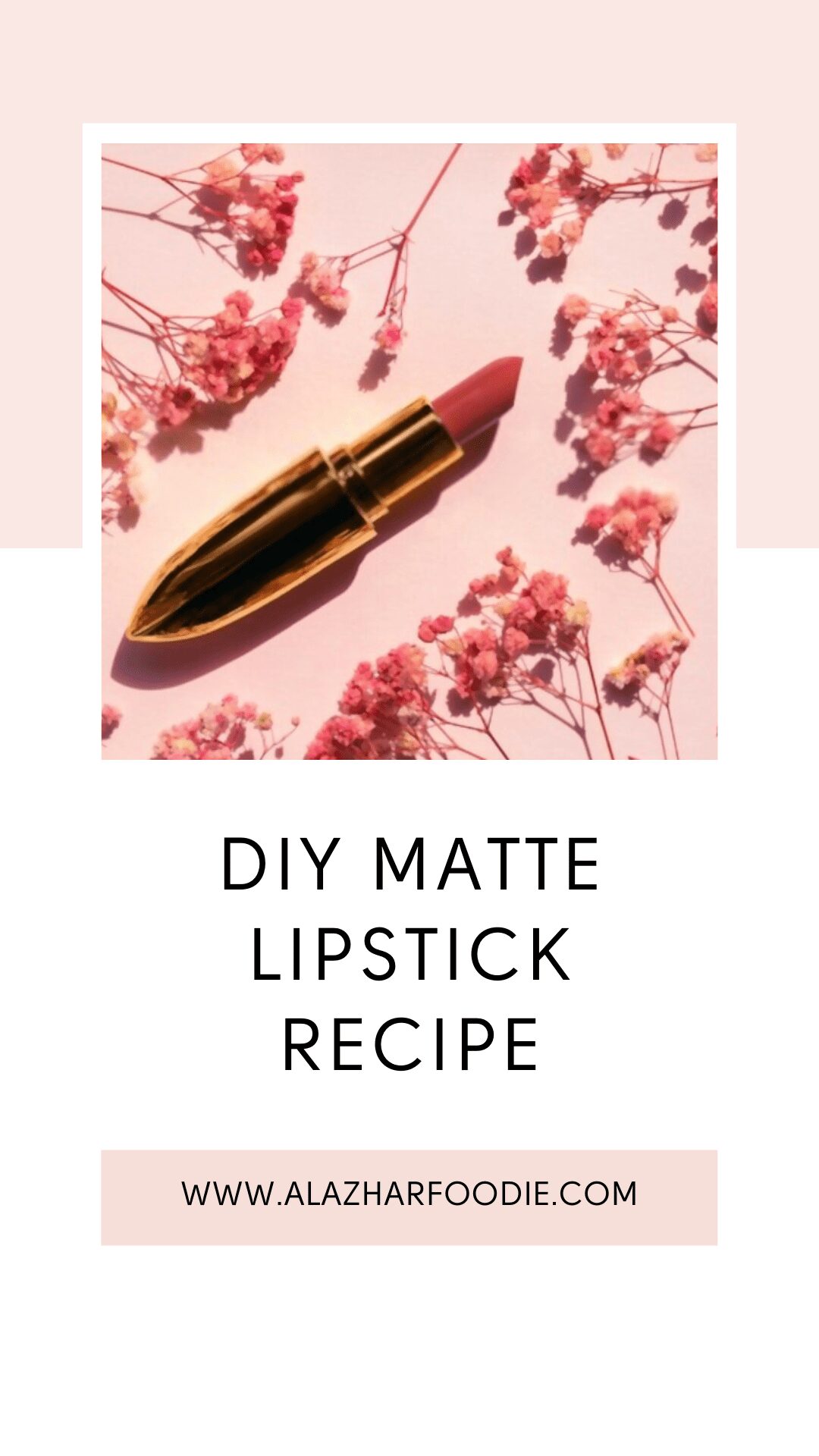 DIY Matte Lipstick Recipe