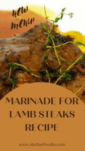 Marinade For Lamb Steaks Recipe