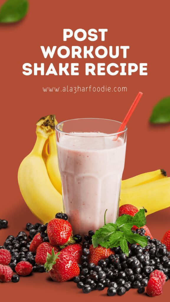 Post Workout Shake Recipe » Al Azhar Foodie