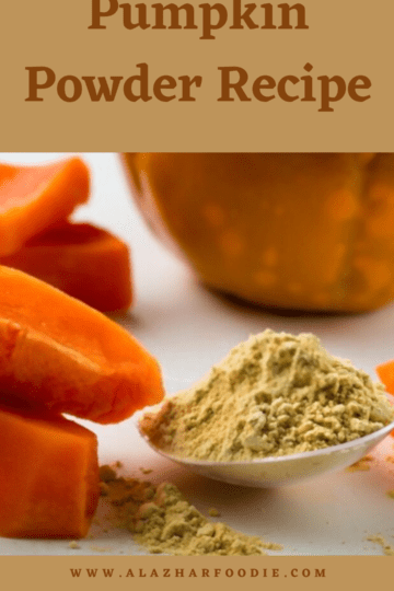 Pumpkin Powder Recipe