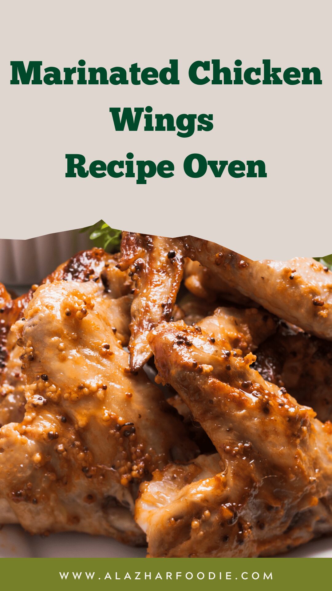Marinated Chicken Wings Recipe Oven