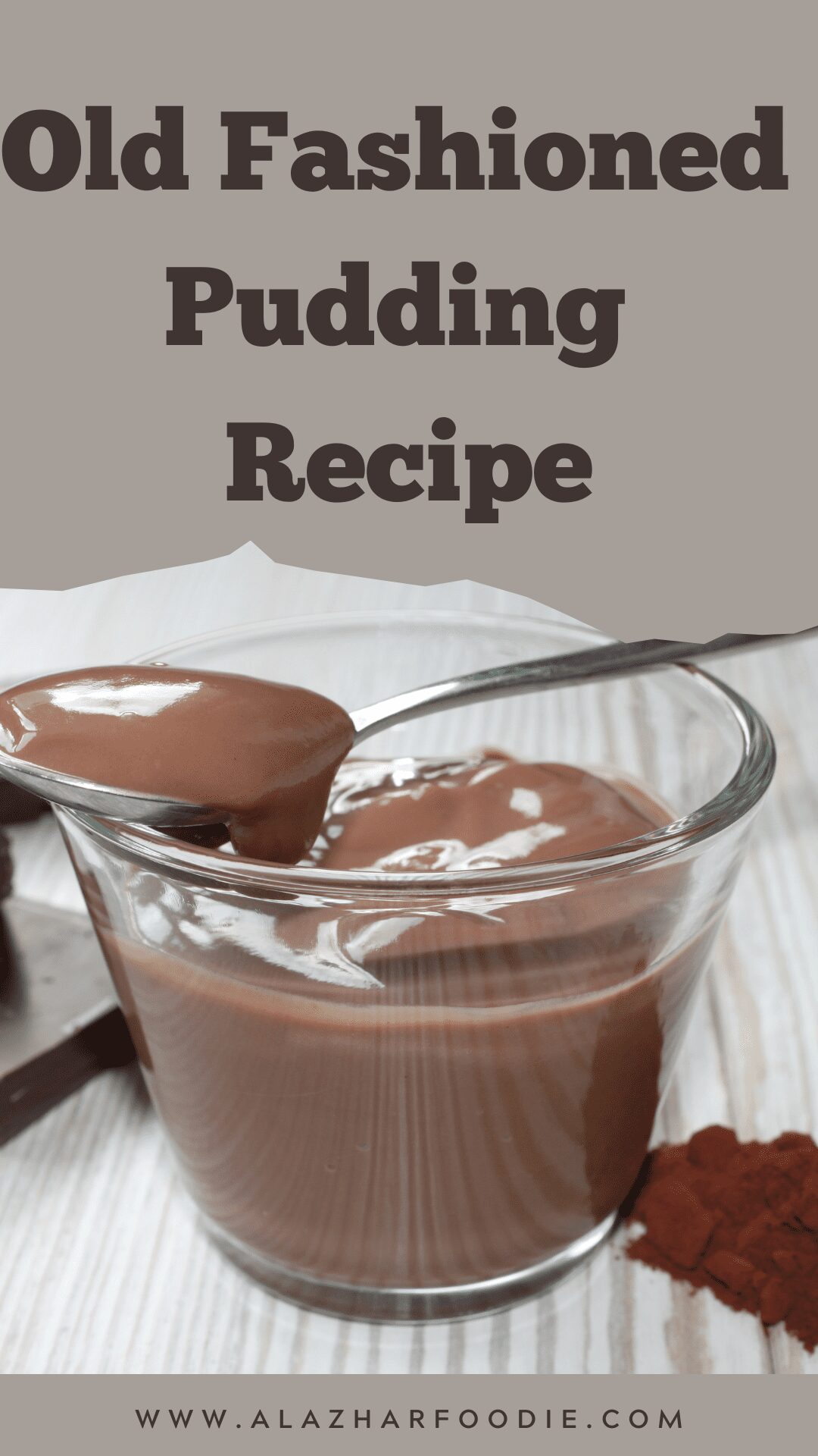 Old Fashioned Pudding Recipe