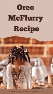 Oreo McFlurry Recipe