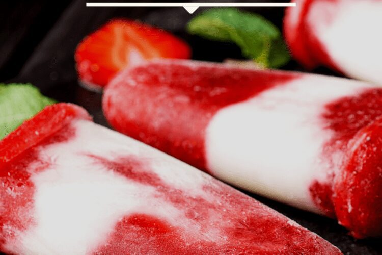 Strawberry Yogurt Popsicles Recipe