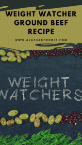 Weight Watcher Ground Beef Recipe