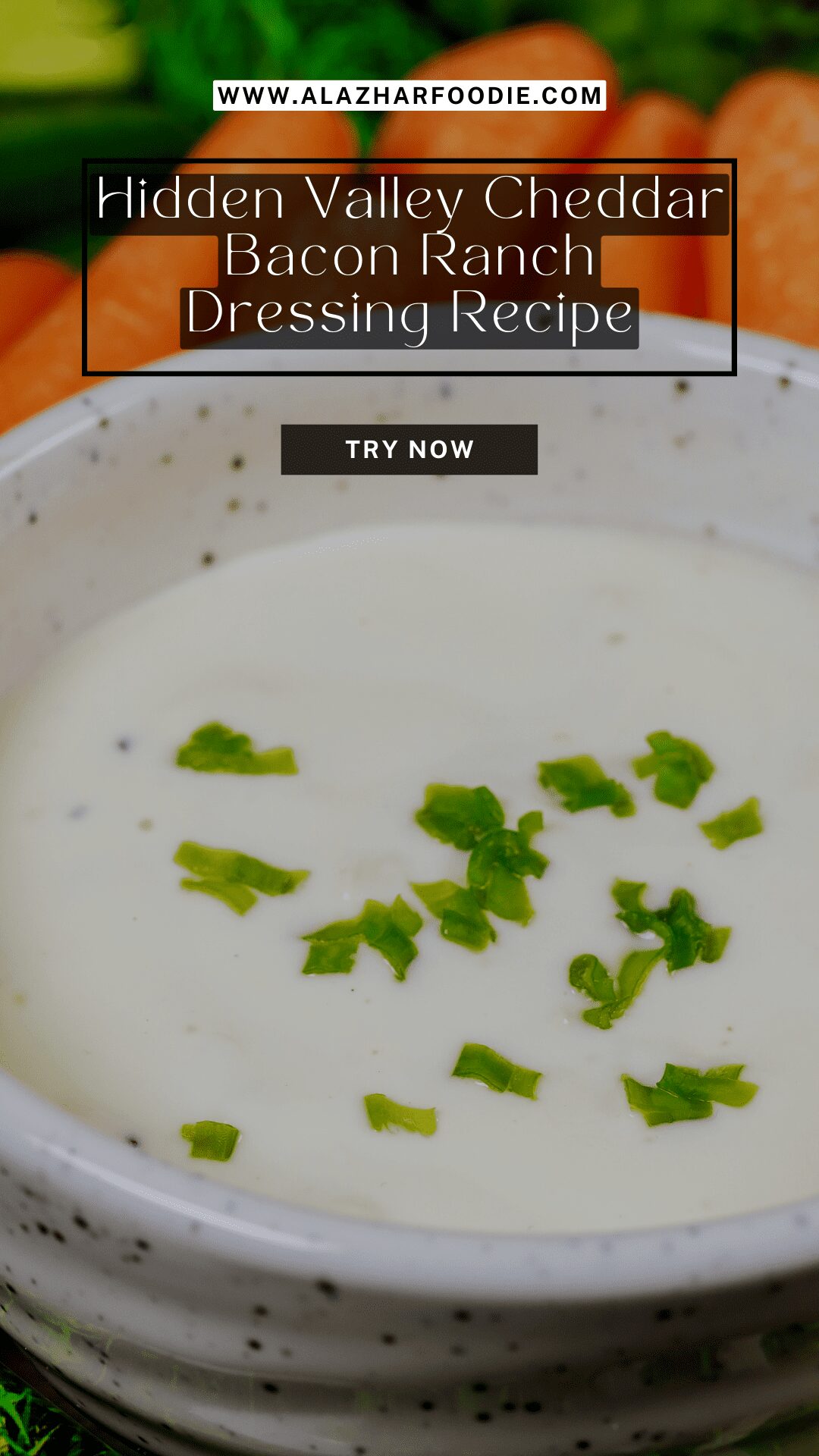 Hidden Valley Cheddar Bacon Ranch Dressing Recipe » Al Azhar Foodie