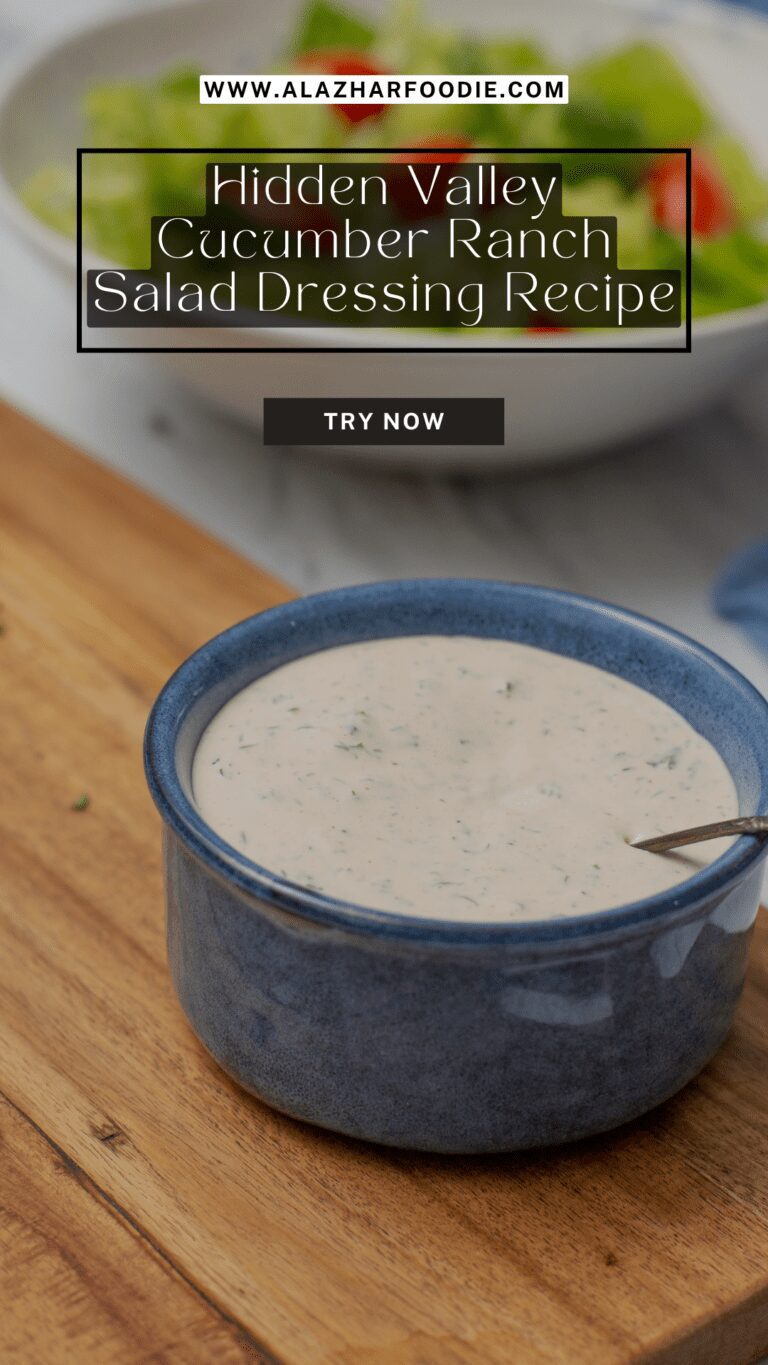 Hidden Valley Cucumber Ranch Salad Dressing Recipe » Al Azhar Foodie