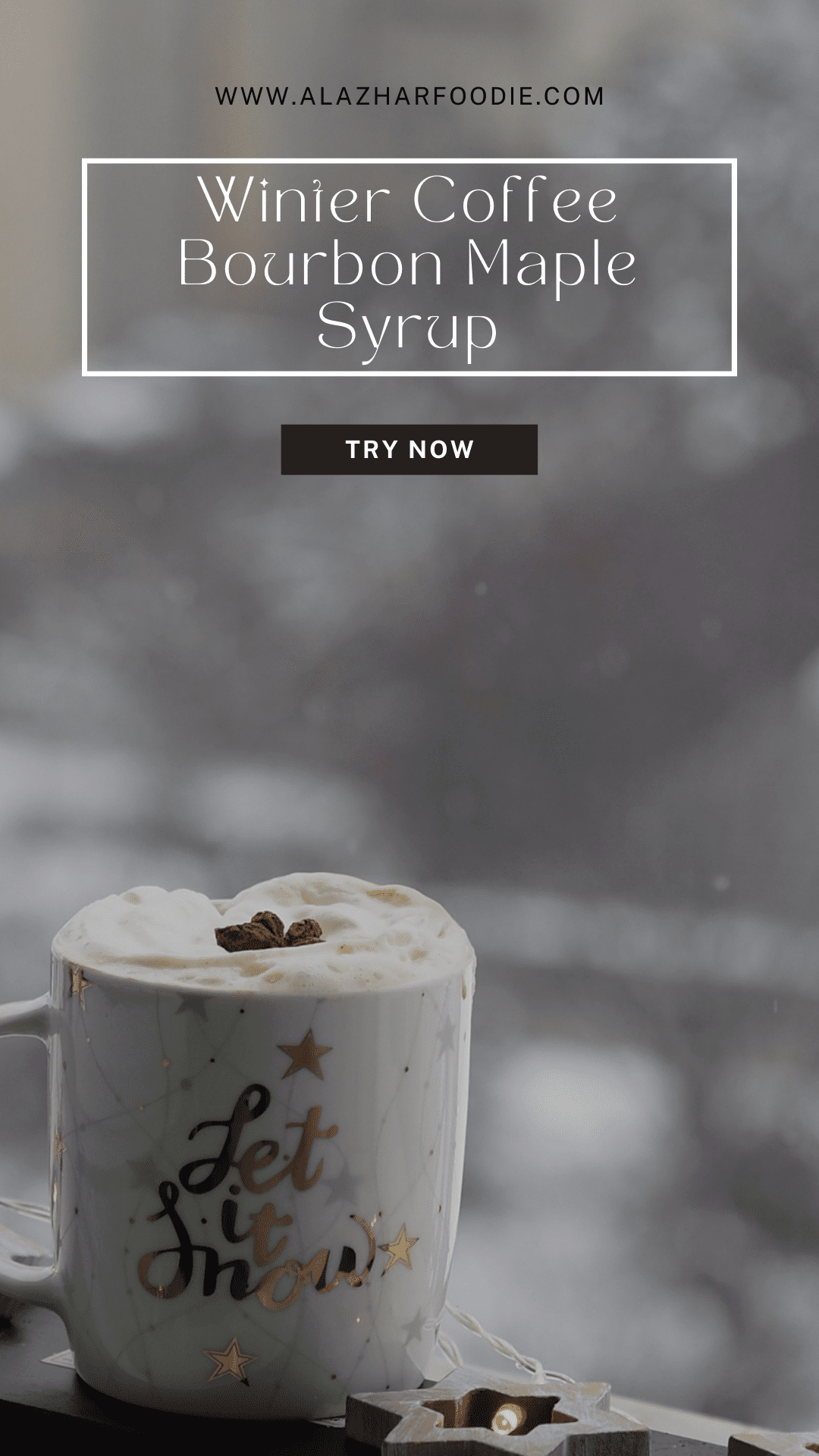 Winter Coffee Bourbon Maple Syrup