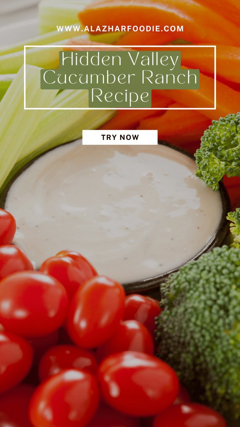 Hidden Valley Cucumber Ranch Recipe » Al Azhar Foodie