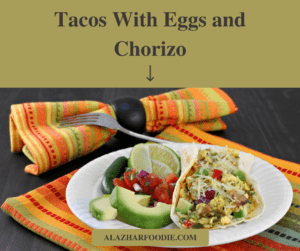 Tacos With Eggs and Chorizo