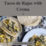 Tacos de Rajas with Crema