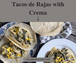 Tacos De Rajas With Crema