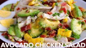 salads tasty avocado chicken sal
