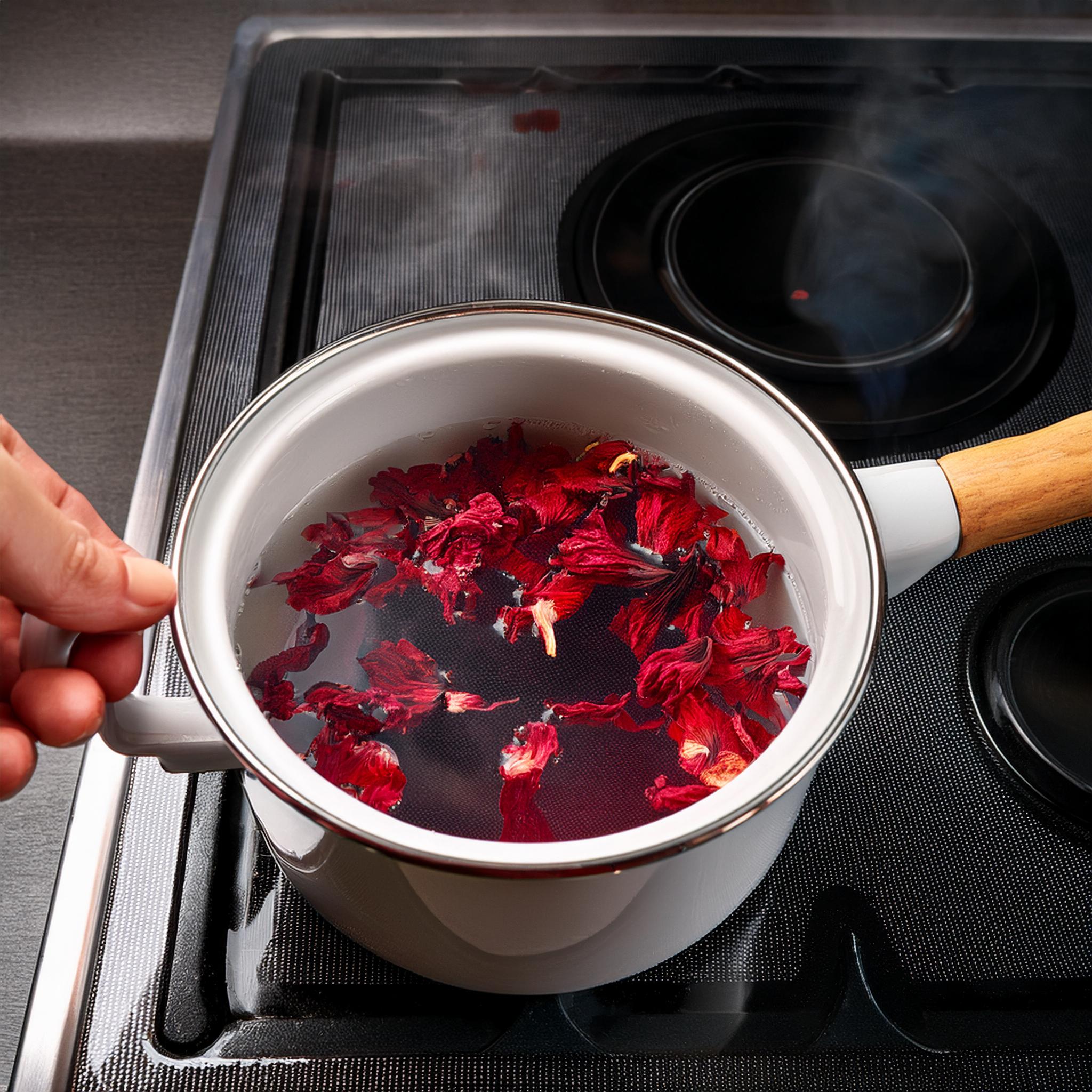 Classic Hibiscus Tea (Hot Brew)