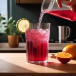 Sparkling Hibiscus Tea