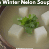 Chinese Winter Melon Soup Recipe