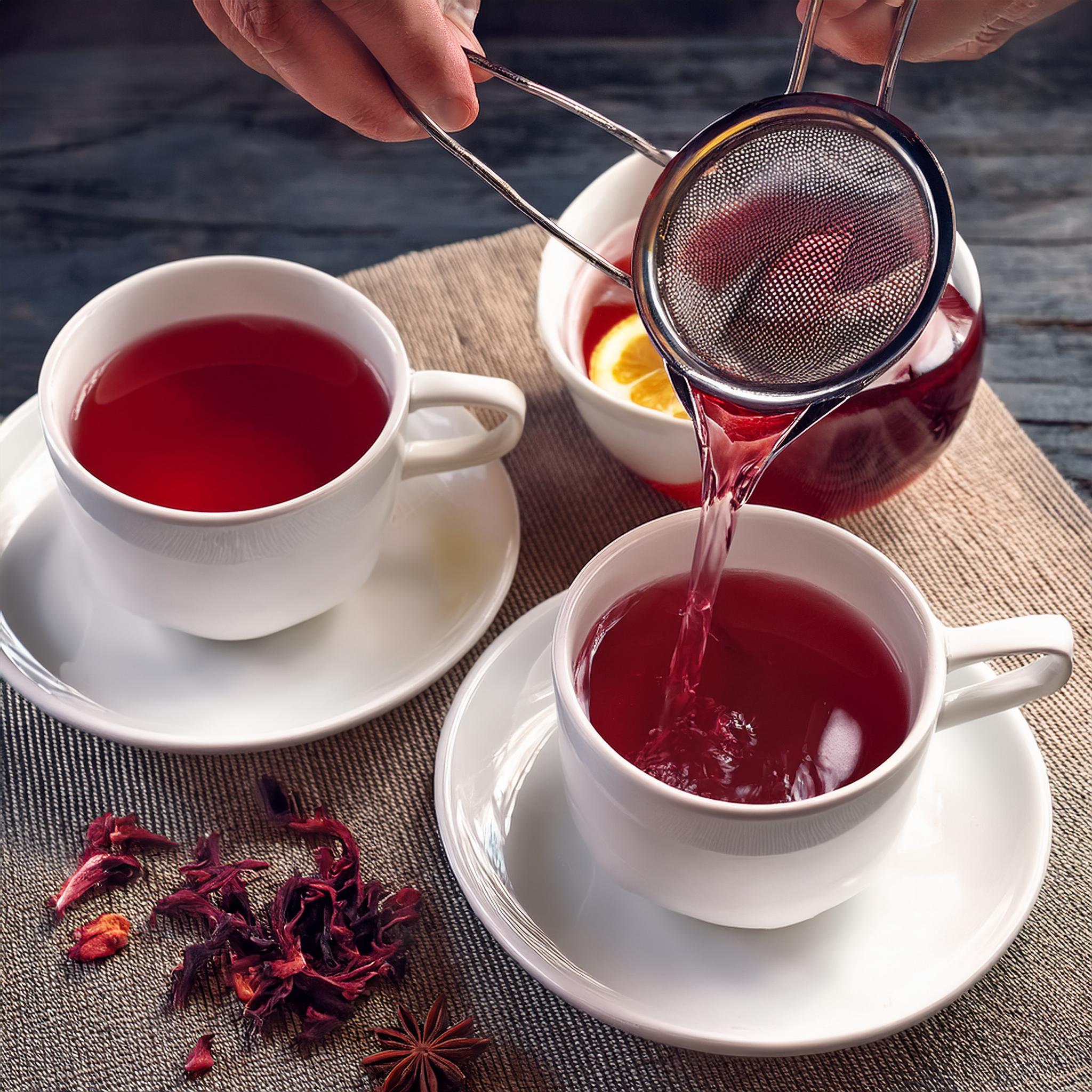 Classic Hibiscus Tea (Hot Brew)