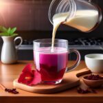 Hibiscus Tea Latte